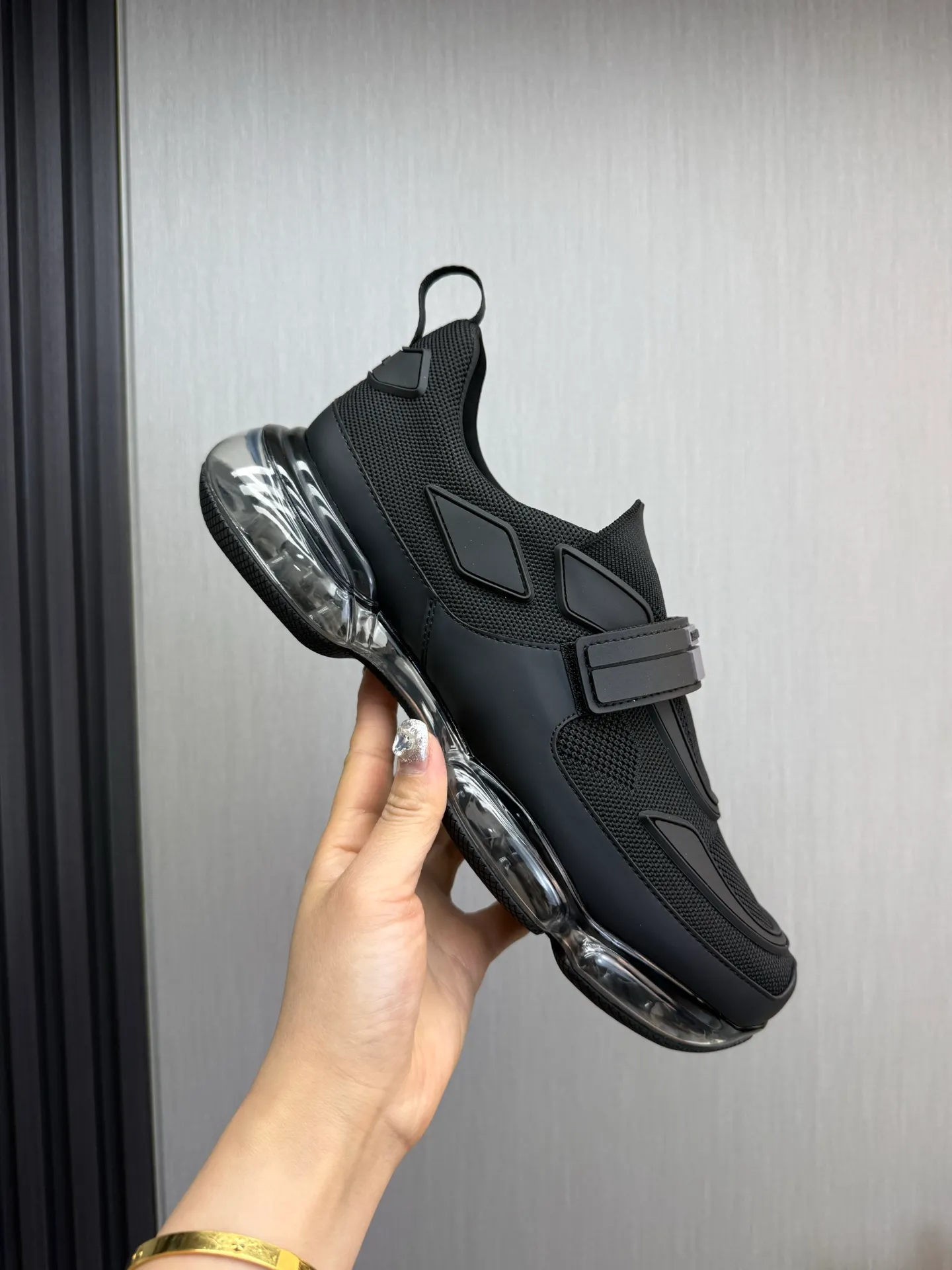 Men's shoes 💰640💰 [PRADA] Men's shoes are popular in the counter, high-quality shipments ✔️Official website synchronization, original fly-woven epoxy fabric + cowhide lining, 1⃣️ to 1⃣️ replica, original air-cushion original bottom, 38-45 (one size larger)